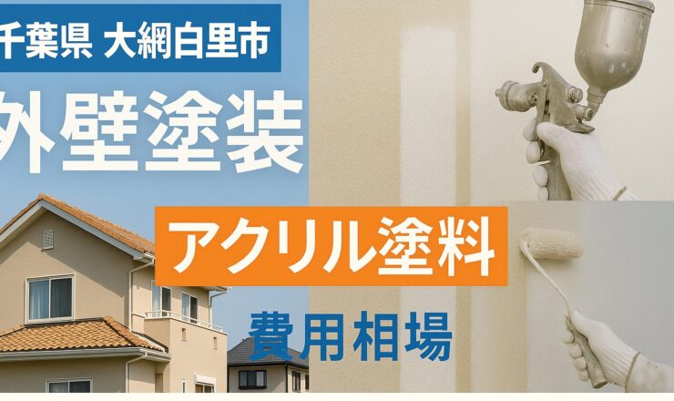 大綱白里市アクリル塗装費用相場
